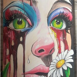 Original Custom Art on 24x36 Canvas